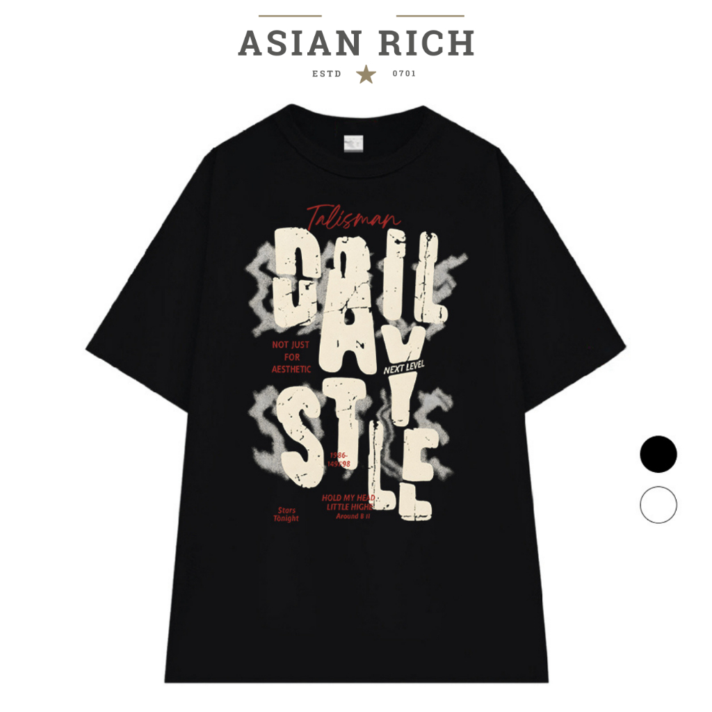 Asian Rich Premium Tee Grunge Daily Style Graphic