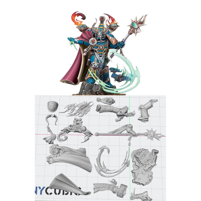 TD Hobby Resin WH THOUSAND SONS โมเดลพิมพ์ลาย 3D