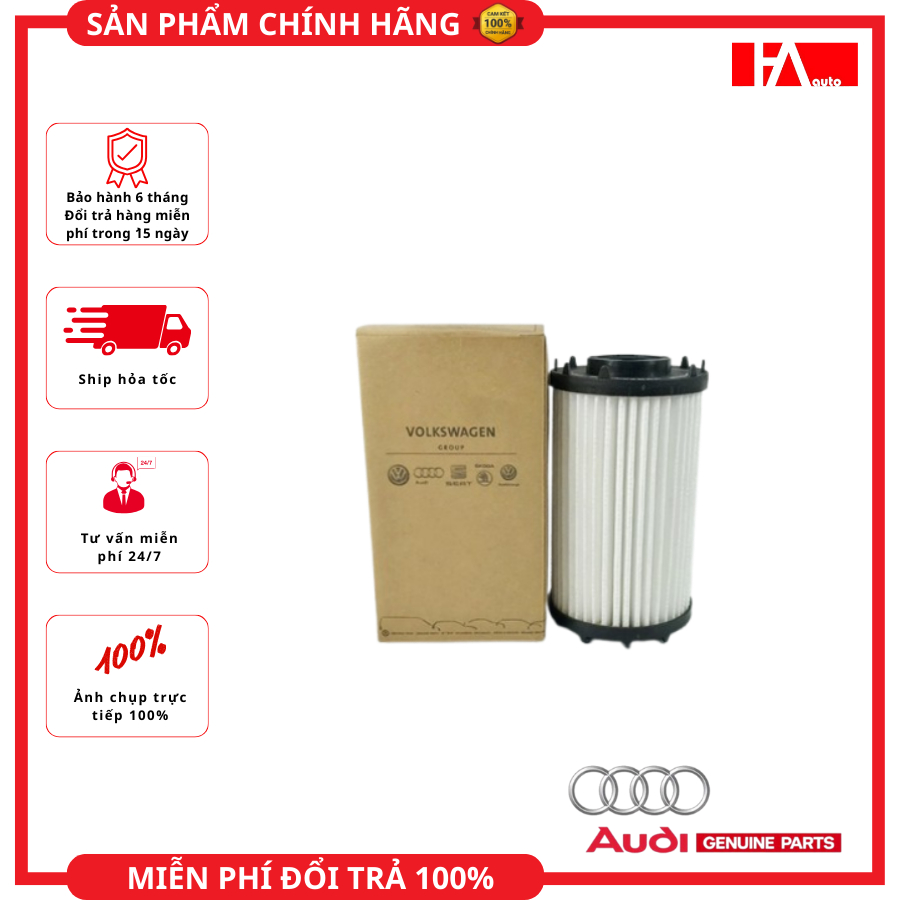 {ขายส่ง-ปลีก} กรองน้ํามันเครื่องสําหรับ Audi A6, A7, A8, Q5, Q7, Q8/ Porsche Cayenne, Panamera/ Bent