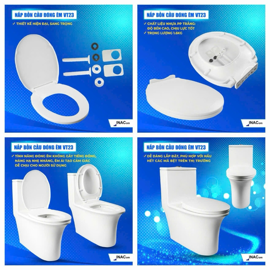 INACom ฝาชักโครก VT250 VT23 VT500 CF500VR