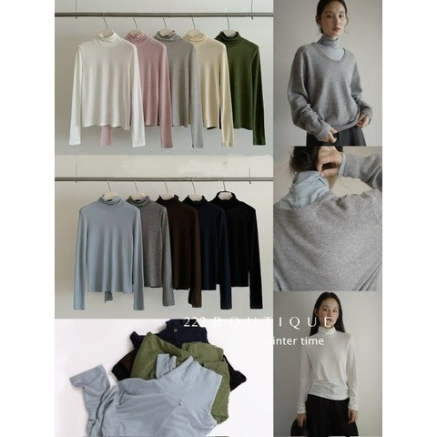 Ever HQ 32720 SM เสื้อระบายความร้อนคอเต่าระดับพรีเมียม