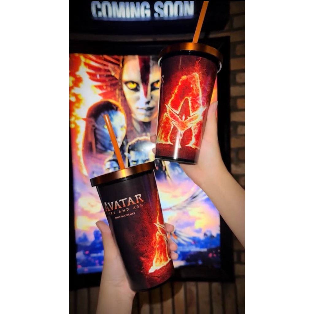 [CGV] AVATAR 3 MOVIE WATER CUP: FIRE & ASH - FIRE and ASH - AVATAR 3 CGV Cinemas แก้วน้ํา