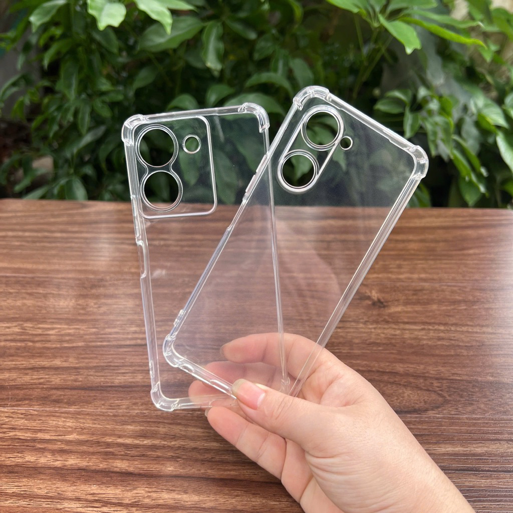 เคส Vivo Y03 4G/ Y18 4G/ Y18E 4G/ Y28S/ Y36 4G/ Y37 5G เคสซิลิโคนใสและทนต่อแรงกระแทก 4 มุม