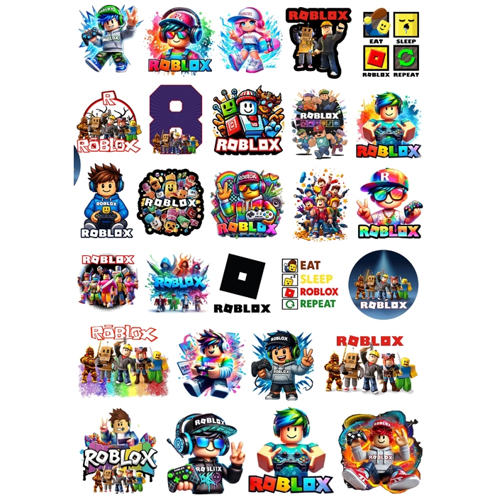สติ๊กเกอร์ Roblox/Roblox cup สติ๊กเกอร์ Roblox/ถ้วย Roblox หลายสี