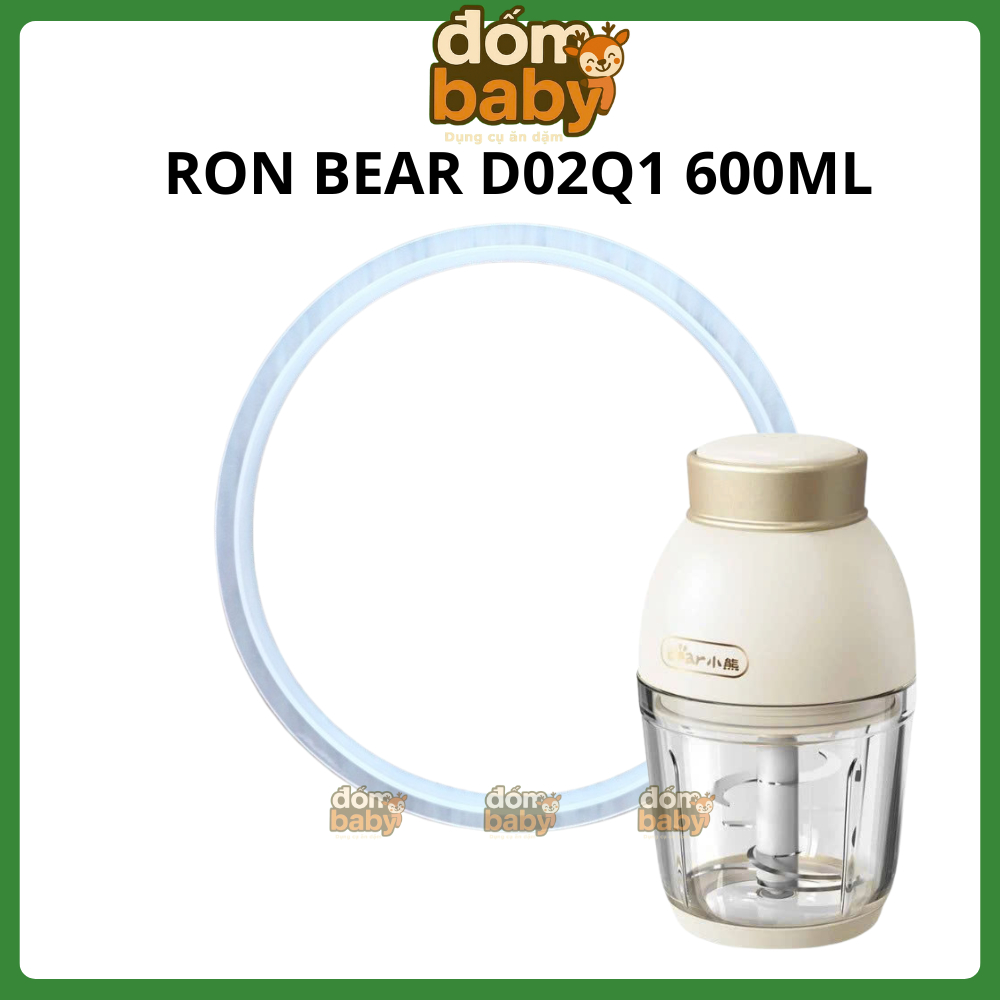 ปะเก็นเครื่องปั่นหมี 600ml D02Q1 อุปกรณ์เสริมเครื่องปั่นหมี 0.6 ลิตร ปะเก็นยางหมี D02Q1 600ml หมี 60
