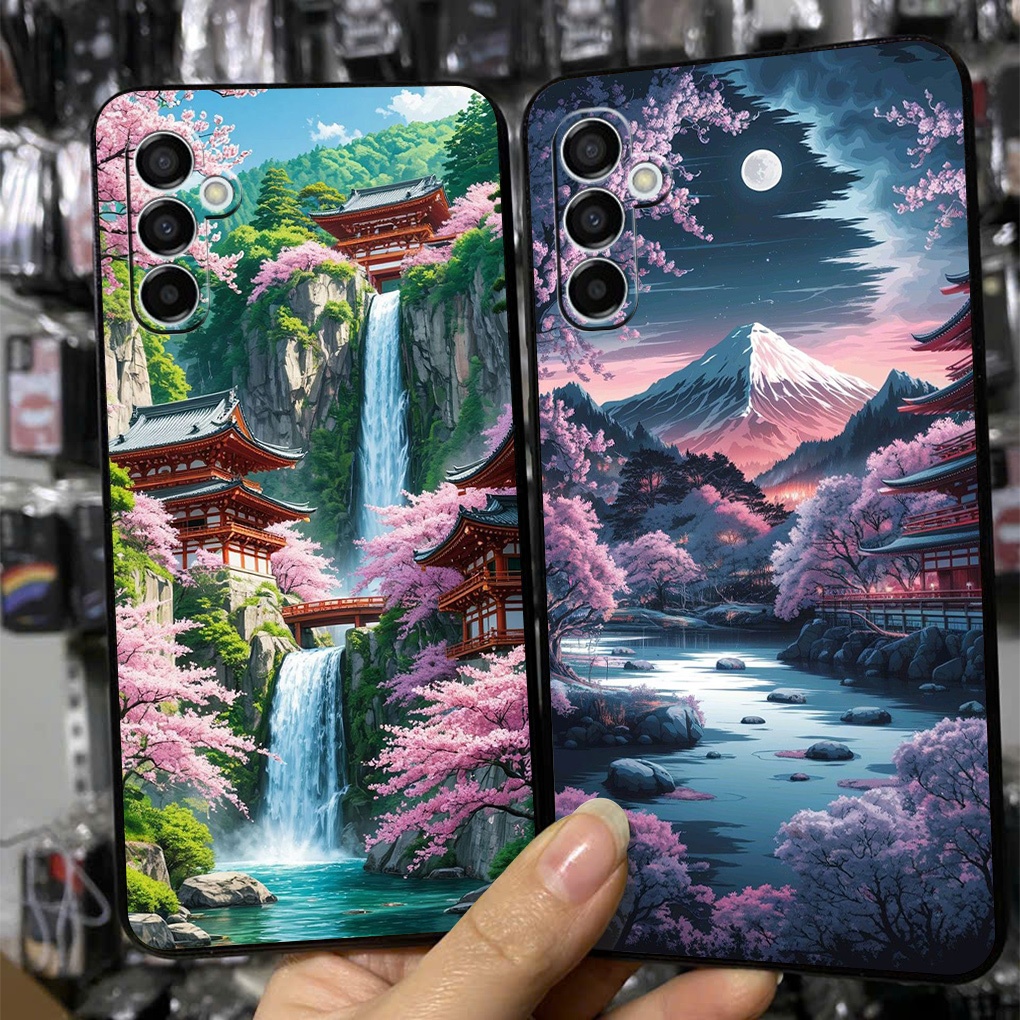 เคสสําหรับ Samsung s25 / s25 plus / s25 edge พร้อมภูมิทัศน์ใหม่ / เคส tpu แบบยืดหยุ่น