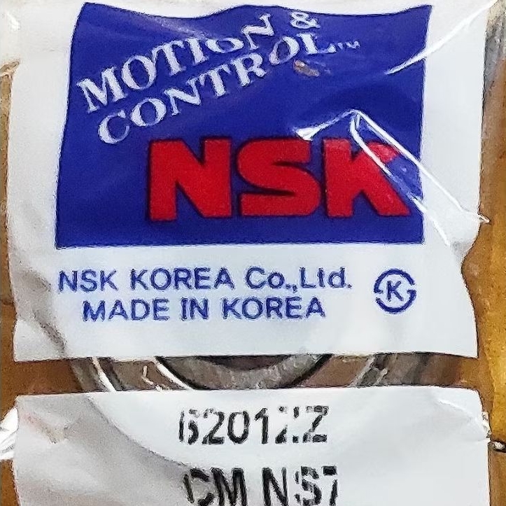 ของแท้ NSK 6201ZZ 6202ZZ 6203ZZ 6204ZZ 6205ZZ แบริ่งเกาหลี