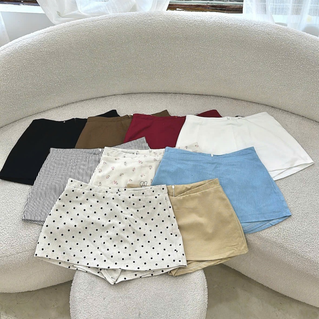 กระโปรงสั้น Low-Rise พร้อม Pantyhose [บ้านวันพีซ]