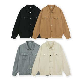 Áo Khoác Kaki Cúc Kim Loại DINOMAN Tôn Dáng Đứng Form Dễ Phối Form Oversize Basic Trẻ Trung - SM010