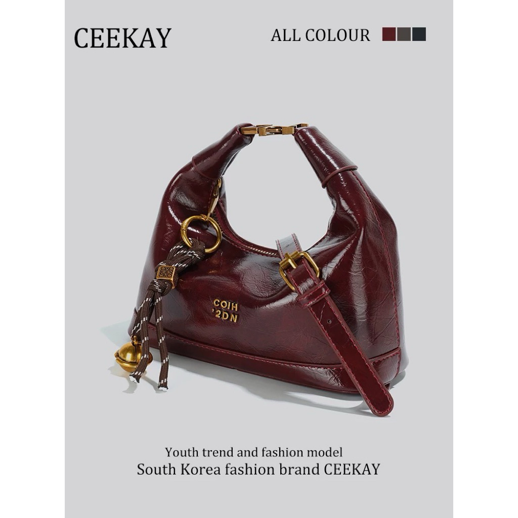 กระเป๋าสะพายข้าง Ceekay ของแท้ เห็นอกเห็นและหรูหรา