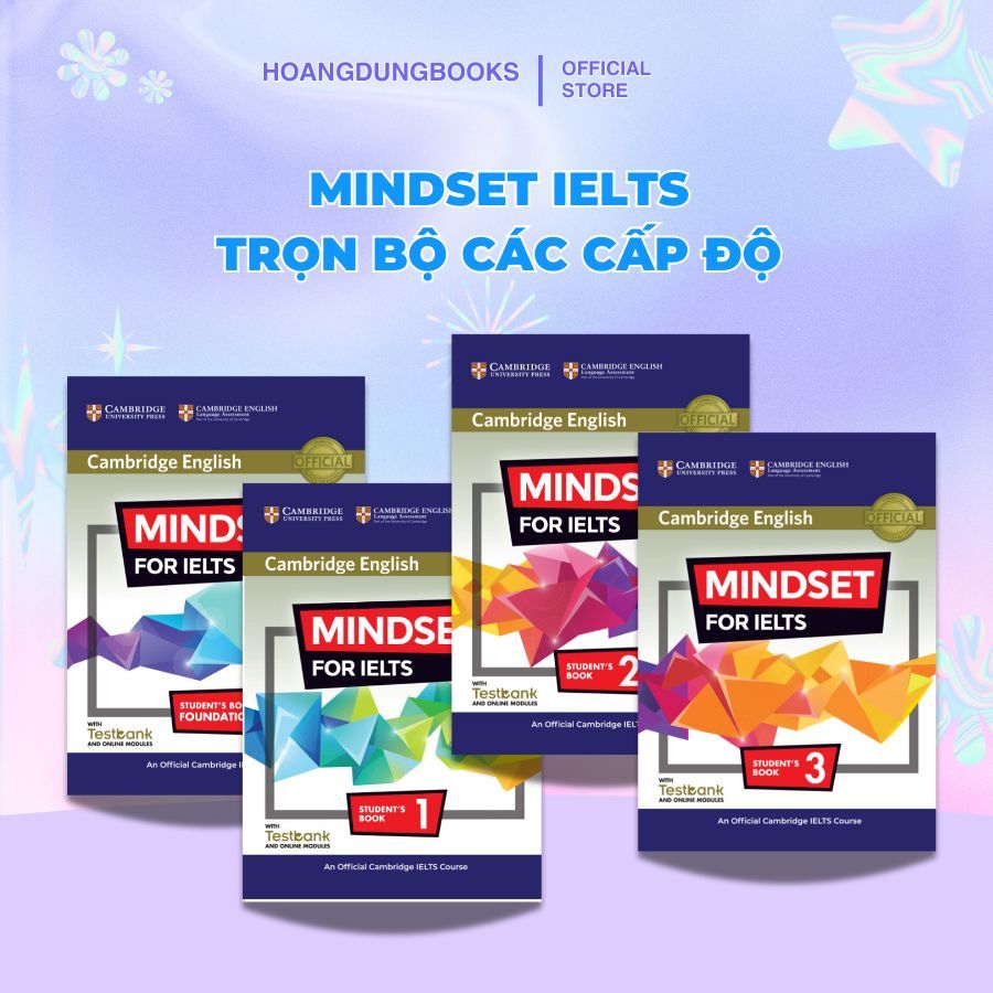 หนังสือภาษาอังกฤษ - จิตใจ สําหรับรองพื้น Ielts, 1, 2, 3, 4 - IELts (ไม่มีโค้ด)