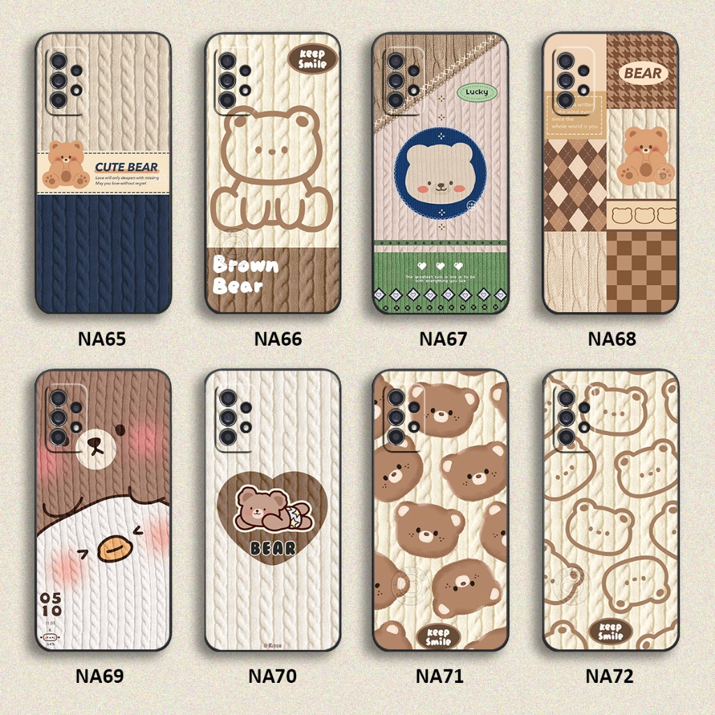 เคส Samsung A32 4G / A32 5G / A52 / A52S 5G / A72 ลายขนสัตว์หมีน่ารัก
