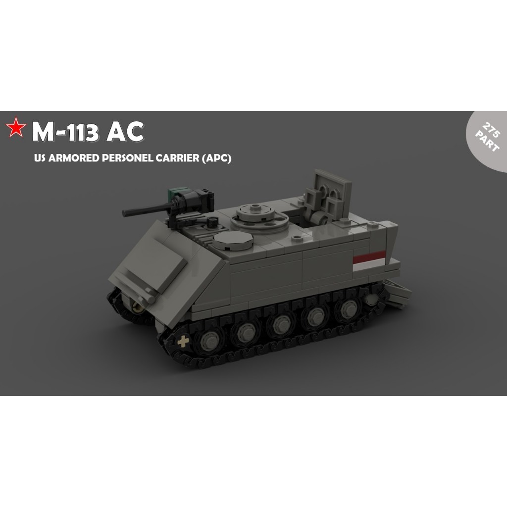 ของเล่นประกอบ, รถหุ้มเกราะ M-113 ACAV, สเกล 1/45, ของเล่นประกอบ moc non m113