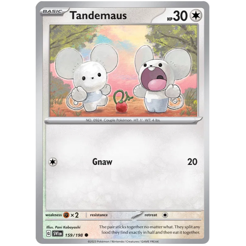 SVI - Pokemon TCG - Tandemaus - ทั่วไป - 159/198