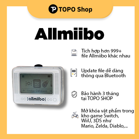 Allmiibo emulator - Integrate 999+ ไฟล์ Amiibo ปลดล็อครายการในสวิตช์เกม, WiiU, 3DS