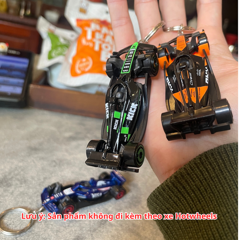 พวงกุญแจ ติด Hotwheel F1 ได้ (ไม่รวมรถ)