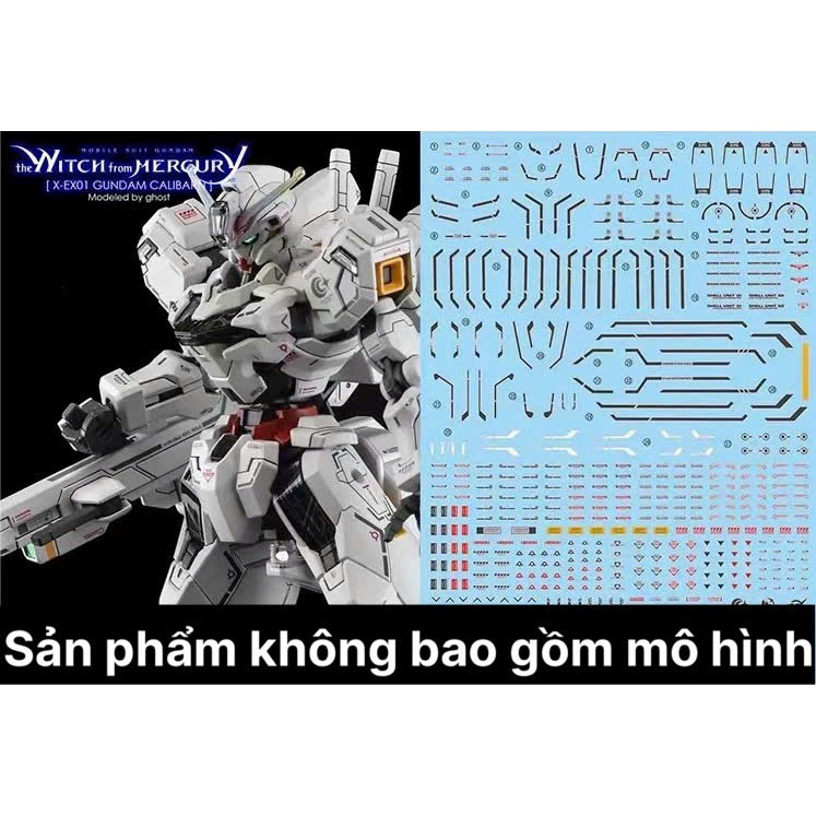 [Ghost] HG Gundam Calibrn Model Water Decal/Decal