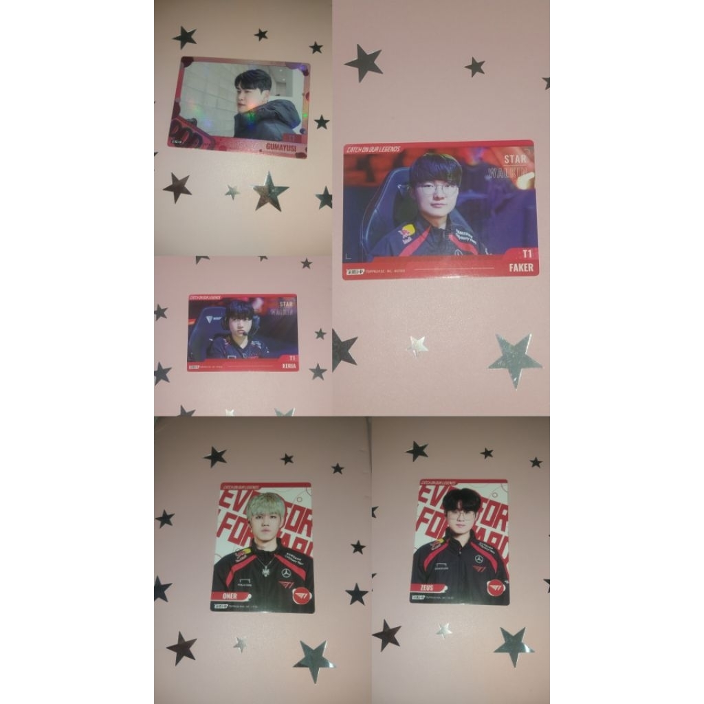 การ์ดบัฟun ของแท้ Zeus, Oner, Faker, Gumayousi, ทีม Keria T1