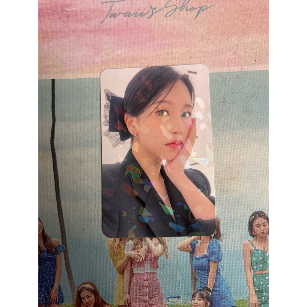 การ์ด POB LUCKY DRAW TWICE MINA STRIPEGY ของแท้