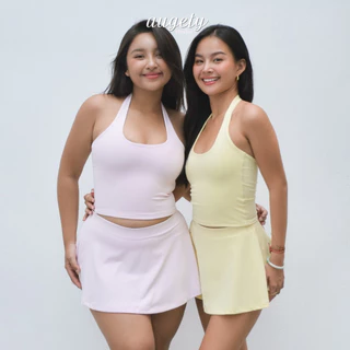 Augety Studio BELLE HALTER เสื้อครอปสายเดี่ยวเปลือยหลัง