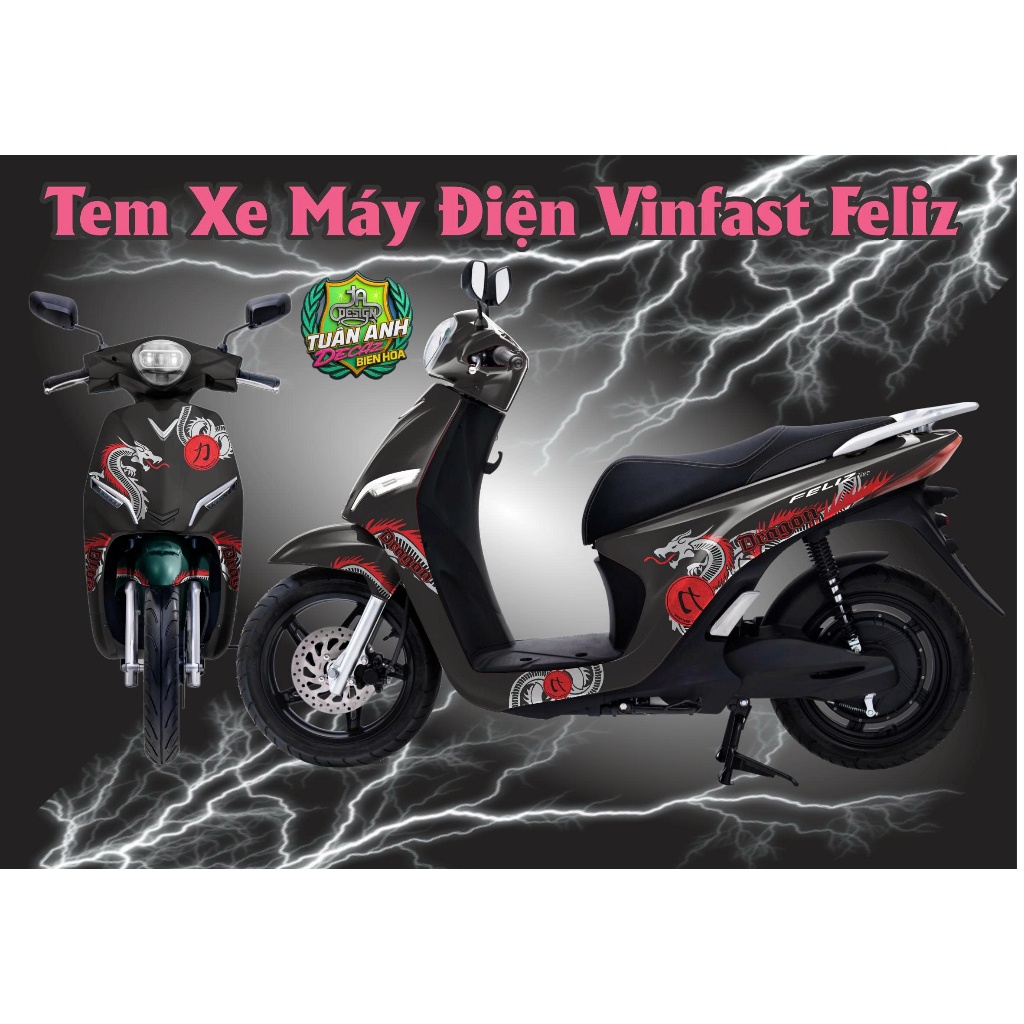 ASIAN DRAGON FELIZ ELECTRIC STAMP MOTORCYCLE, STRONG PERSONALITY