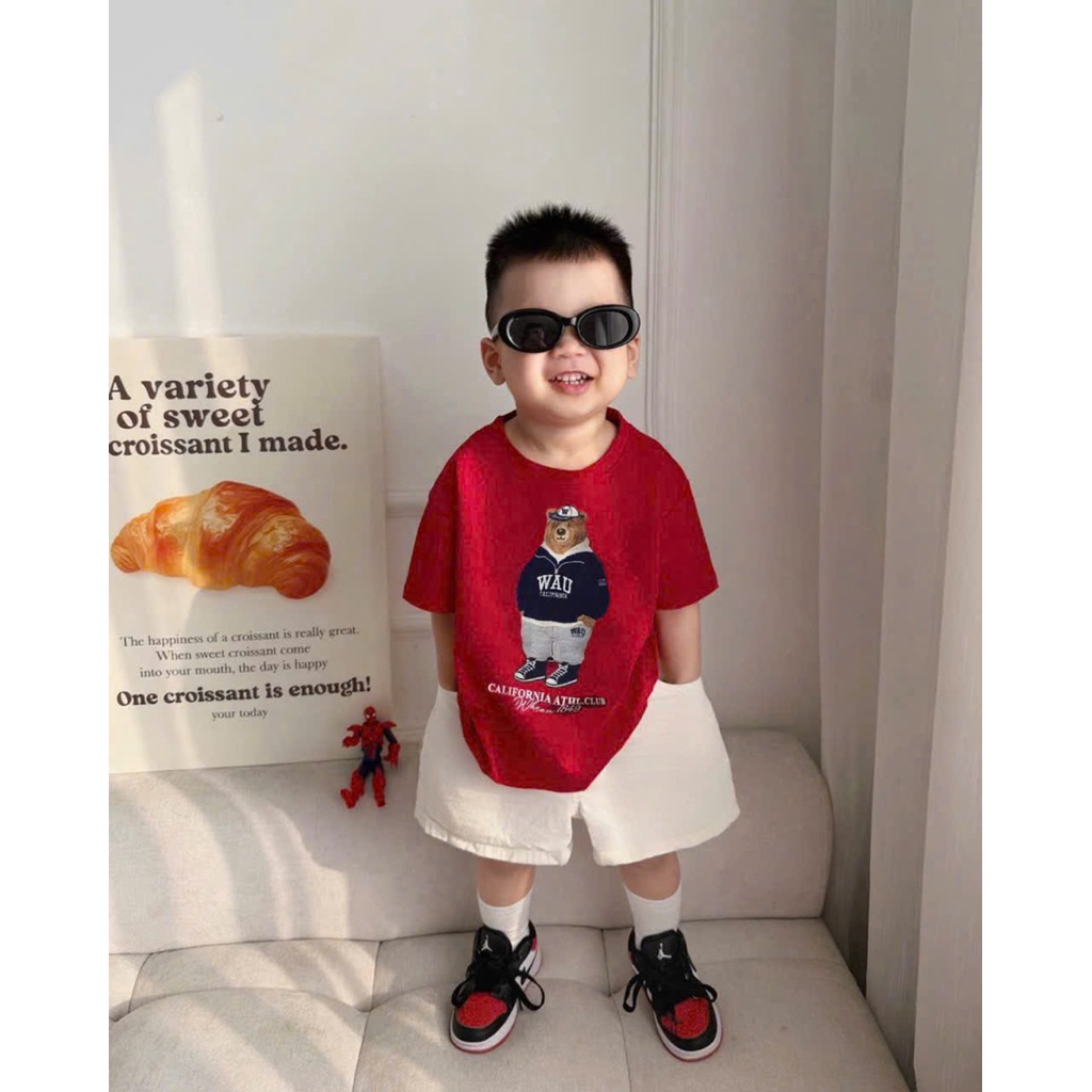 BABY BEAR FAMILY เสื้อสีแดง