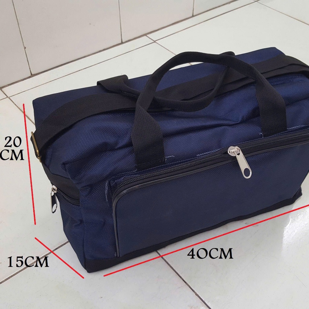 GOOD TYPE SMALL SIZE TECHNICAL BAG สีดําและน้ําเงิน