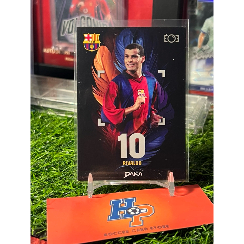 การ์ดฟุตบอล Rivaldo Legend Barcelona Daka 2025