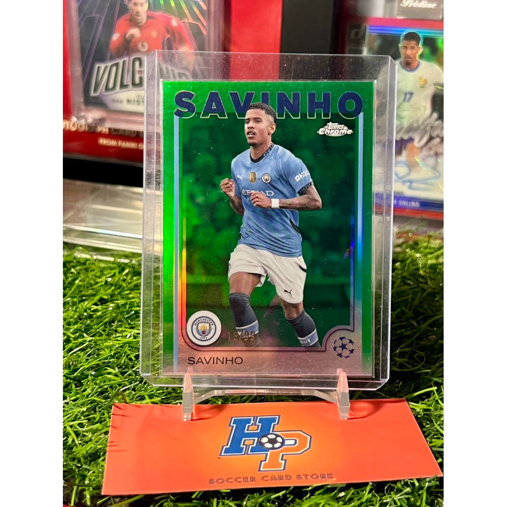 การ์ดฟุตบอล Savinho /99 Topps Chrome UCL 2024/25