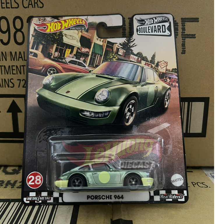 LeHuong Diecast - Hot Wheels Premium Porsche 964 รถโมเดล (มิ้นต์)