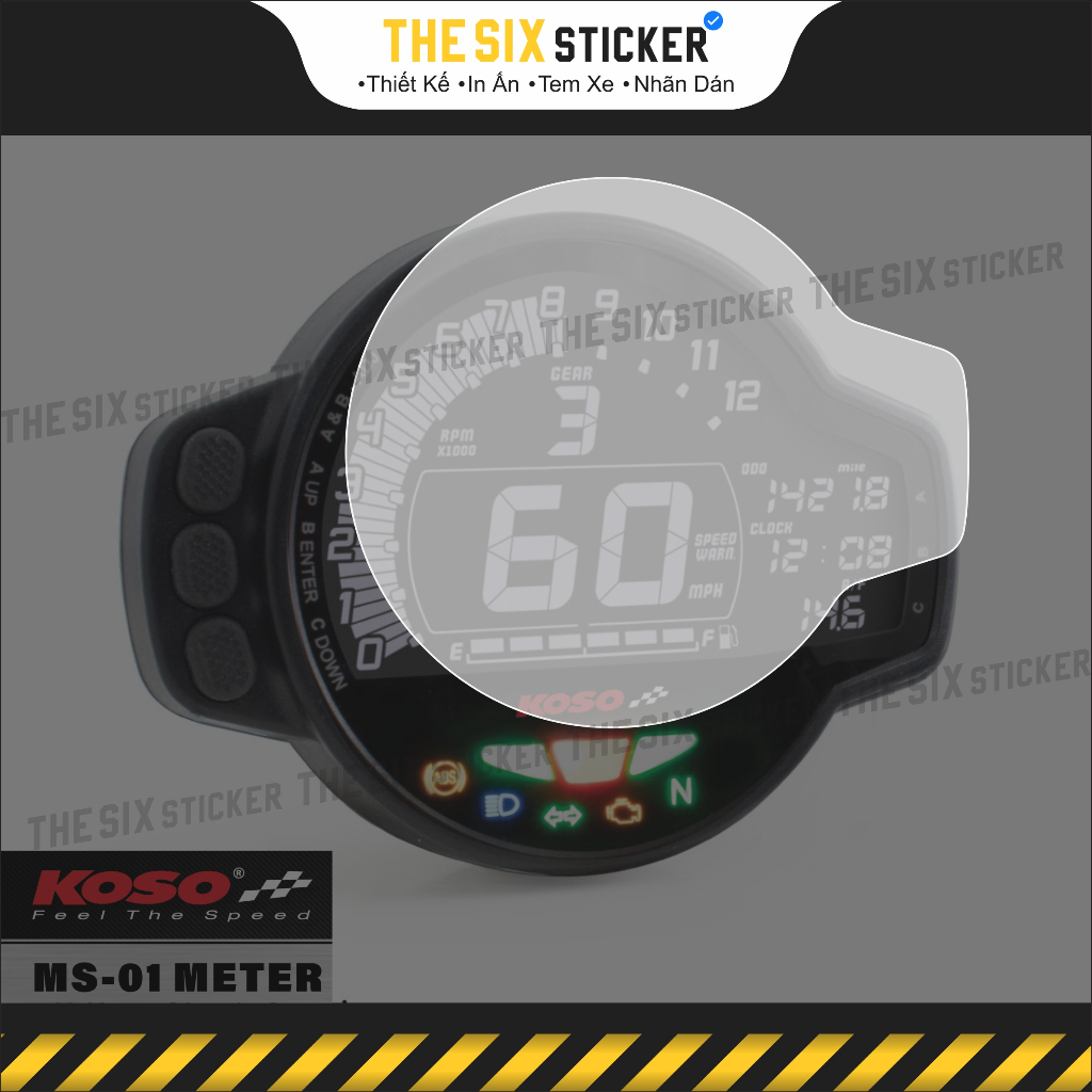 KOSO MS 01 Koso MS-01 สติ๊กเกอร์ฟิล์ม PPF มัลติฟังก์ชั่น