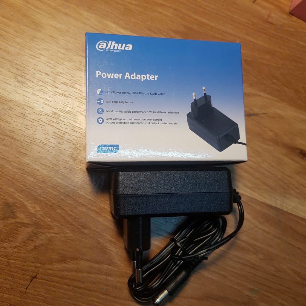 แหล่งพลังงานสําหรับกล้อง Dahua 12V/DC สินค้าแท้ของศูนย์กระจาย Dahua