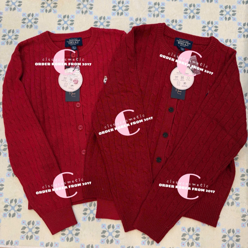 [auth 100%] คาร์ดิแกนถัก Wau Steve (คาร์ดิแกนสาย Steve)