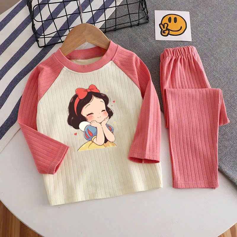 SOFT RIBBED LONG-Sleeve GIRLS SUIT – PICTURE DG333