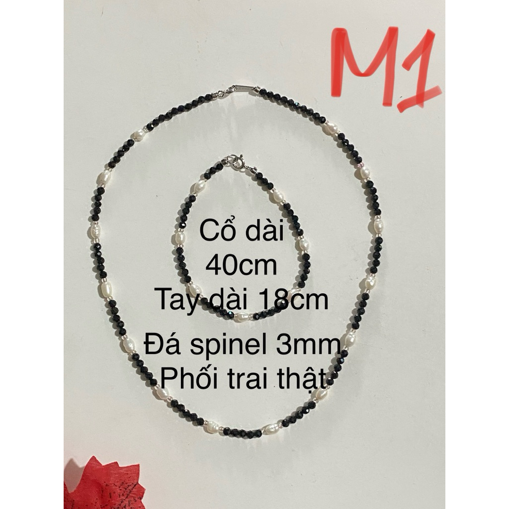 สร้อยคอ SPINEL 3 มม.และชุดคอลเลกชันผสมเครื่องดื่มนุ่มจริง BOYS ms ABS8