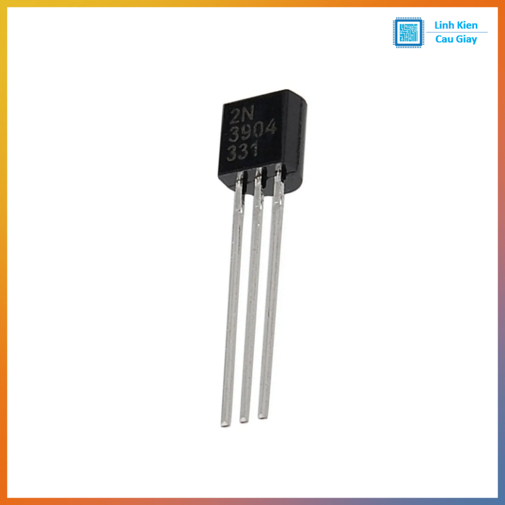 ส่วนประกอบ 2N3904 NPN DIP TO-92 (แพ็ค 10c)