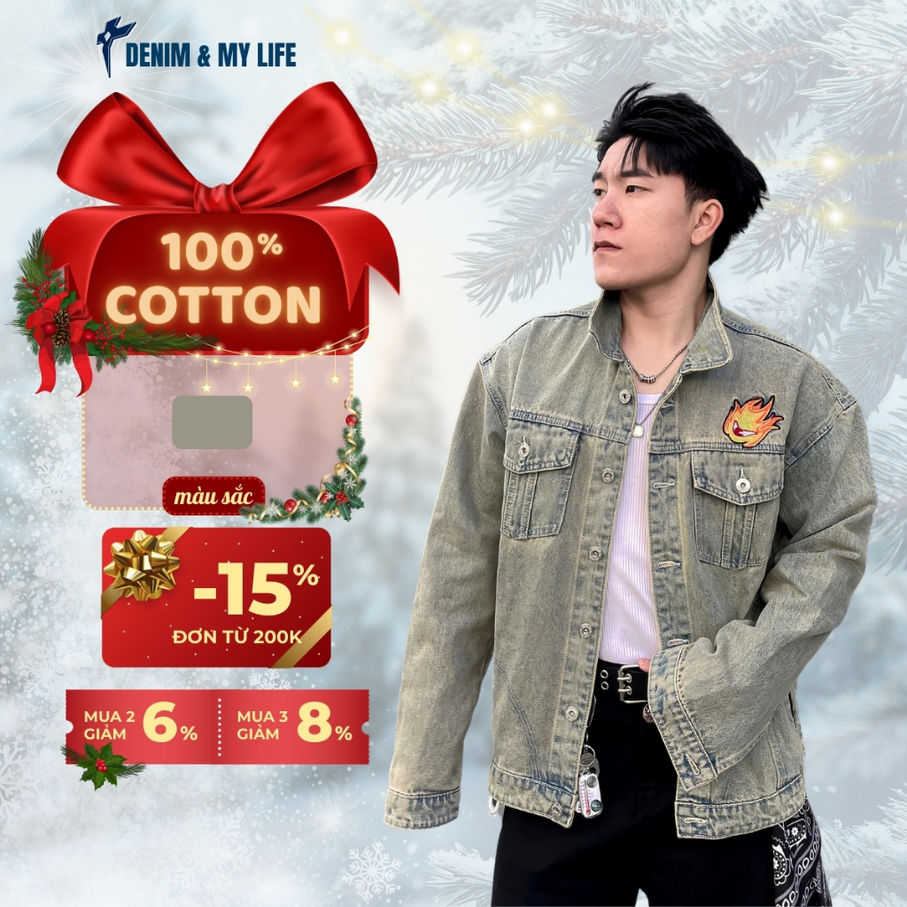 DENIM Jacket & MY LIFE Denim Jean Streetwear (AK02)