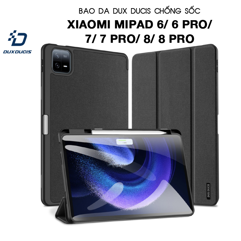 DUX DUCIS เคสหนัง Xiaomi MiPad 6/ 6 Pro/ MiPad 7/ 7 Pro/ MiPad 8/ 8 Pro (DOMO SERIES) - พร้อมช่องใส่