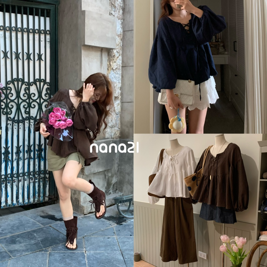 Babydoll เสื้อถัก A9091 Nana21 Nanastore21 ผู้หญิง M3002