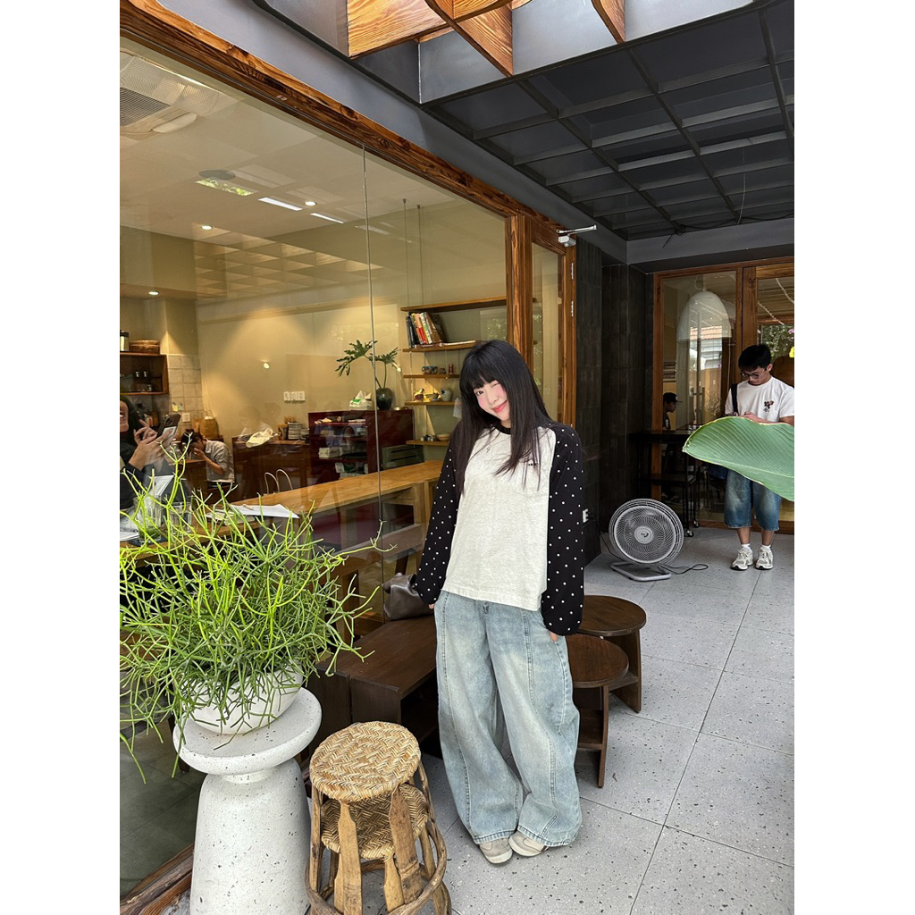 Wash PREMIUM Bacsic Curved Jeans 97-99cm(4020)