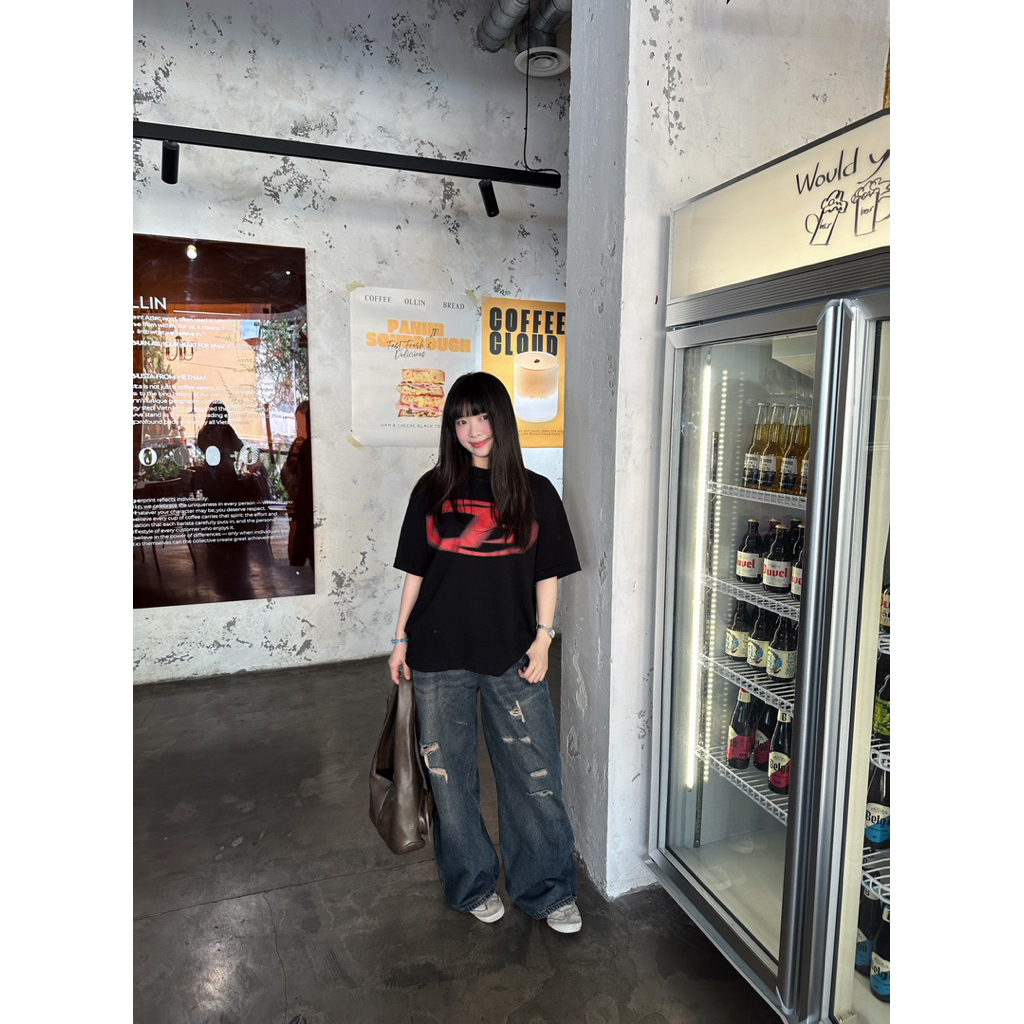 Wash PREMIUM Bacsic Curved Jeans 97-99cm