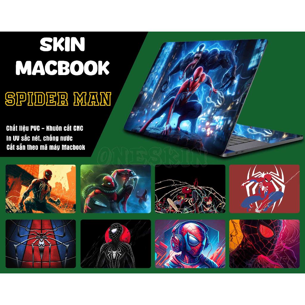 Skin Body Macbook Air M1,M2,M3,M4/Pro 1,2,3,4 - Sharp UV Print Pre-Cut CNC, กันน้ํา