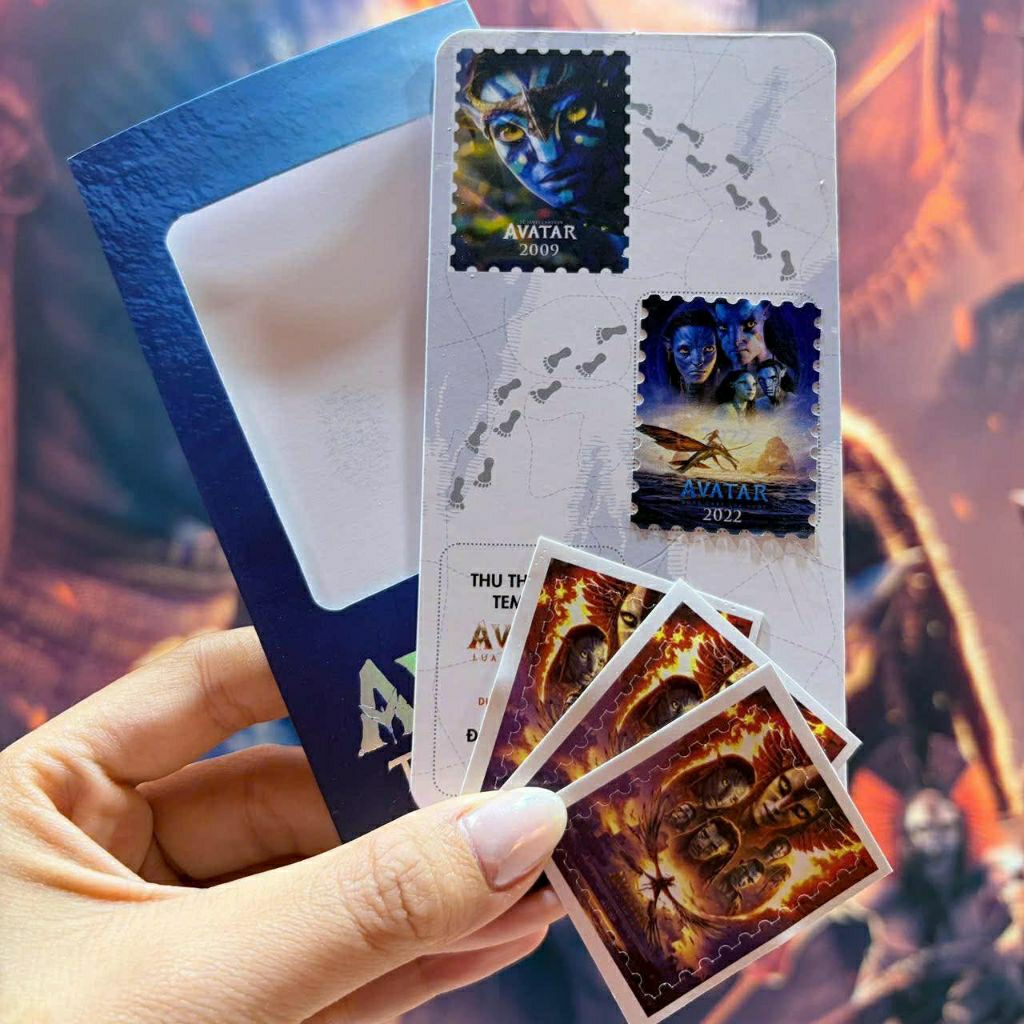 [ CGV + AVATAR ] AVATAR TRILOGY COLLECTIBLE CARD - AVATAR 3 FIRE AND ASH -TICKET Avatar 2 - ATTA CAR