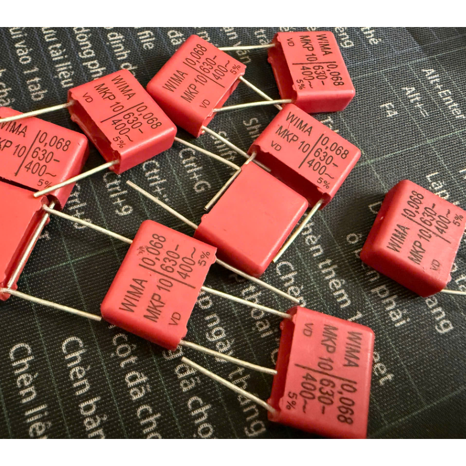 WIMA คาปาซิเตอร์ 0.068uF 68nF 683 630V - ราคา 1 ชิ้น