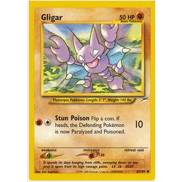 [การ์ดโปเกมอน TCG] Gligar - 67/105 - ทั่วไปไม่จํากัด
