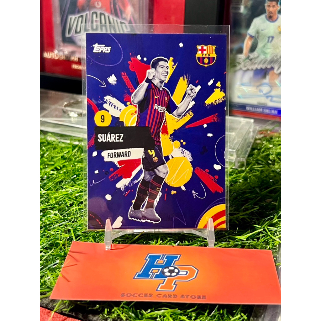 Luis Suarez 19 Topps Barcelona Team Set 2024/25 การ์ดฟุตบอล