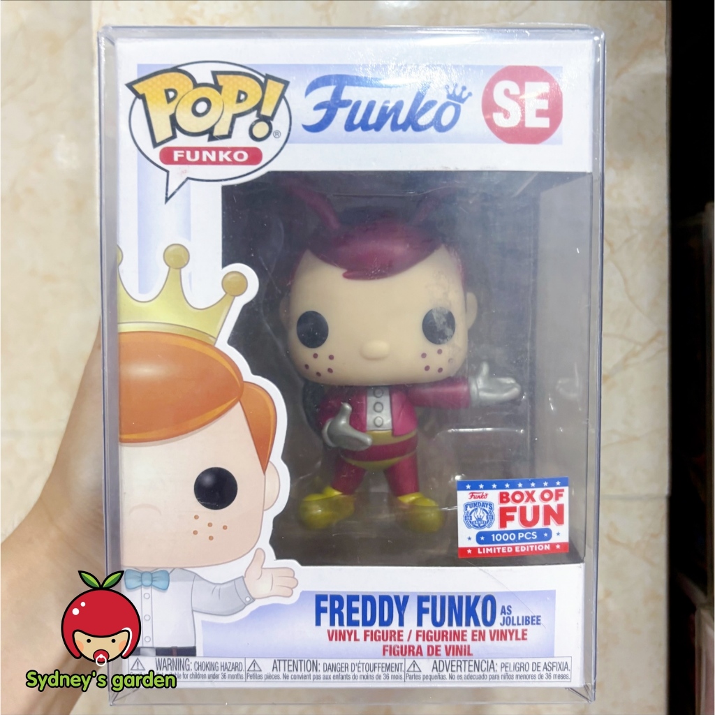 Funko Pop FREDDY FUNKO Figure - FREDDY JOLIBE (METALLIC) (BOX OF FUN) (จํานวนจํากัด 1000)