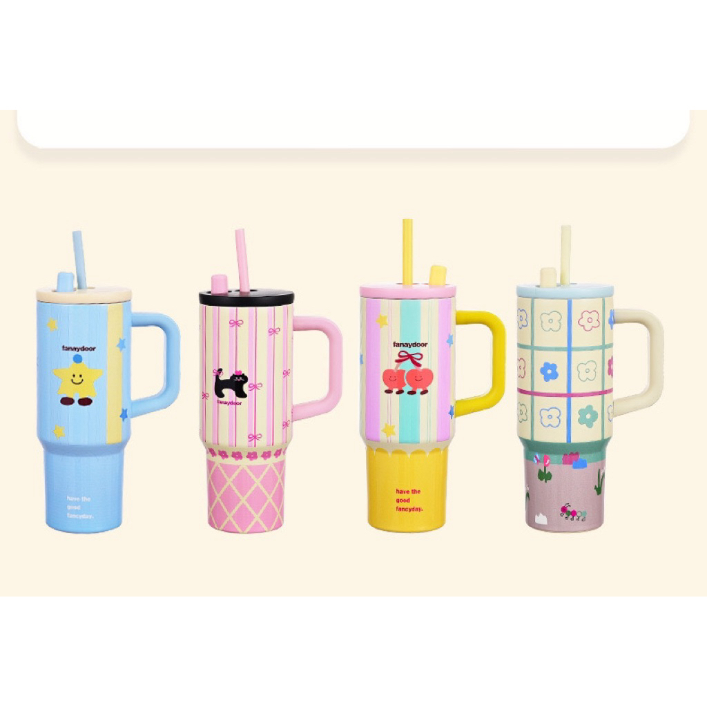 CERAMIC COATED กระติกน้ําร้อน 316 แก้วเก็บความร้อนสแตนเลส 710ml พร้อมที่จับ