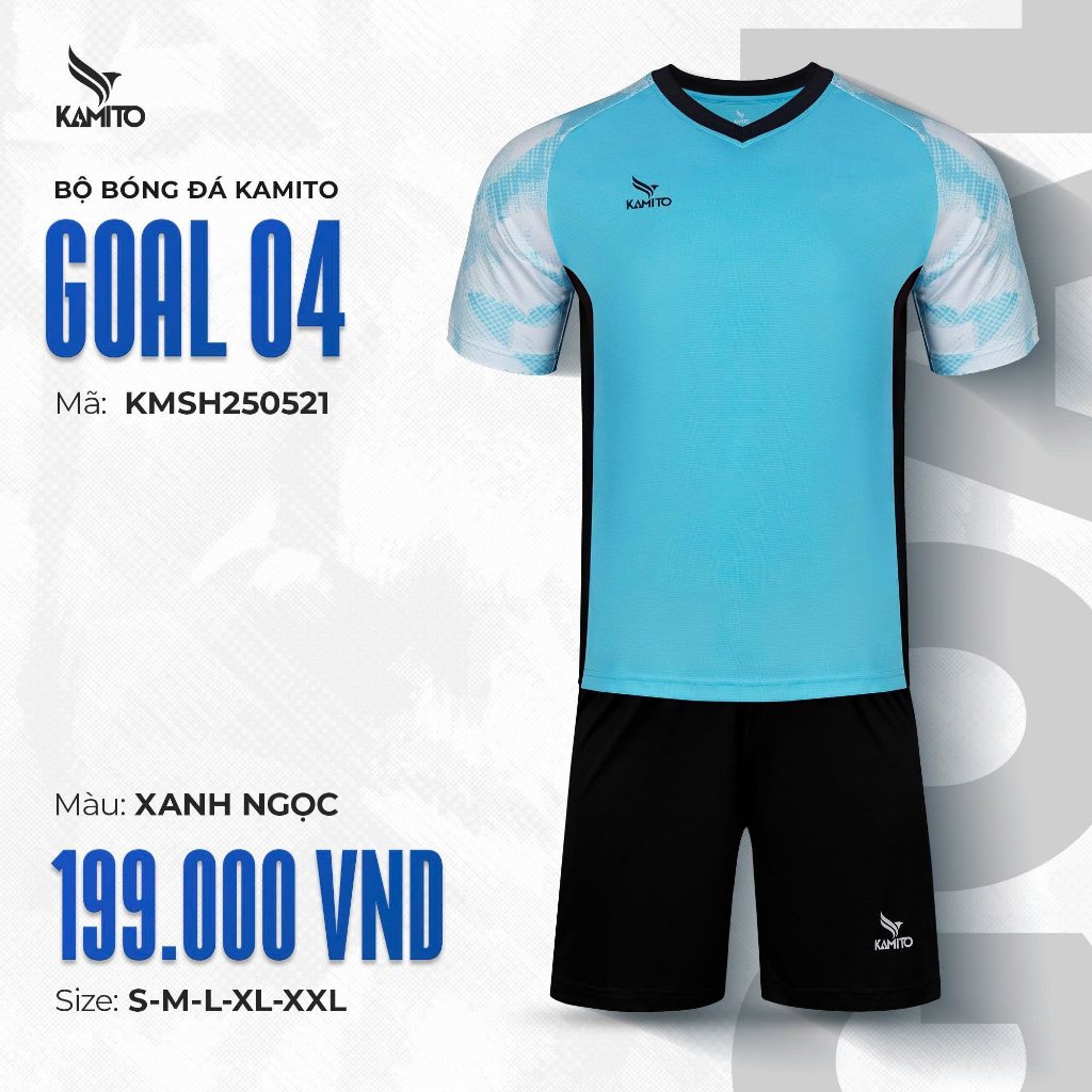 ชุดฟุตบอล Kamito Goal 04 ชุดฟุตบอลระบายอากาศได้แห้งเร็ว