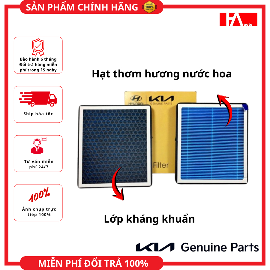 กรองแอร์ (กรองกลิ่น HEPA) Kia Carnival 22+